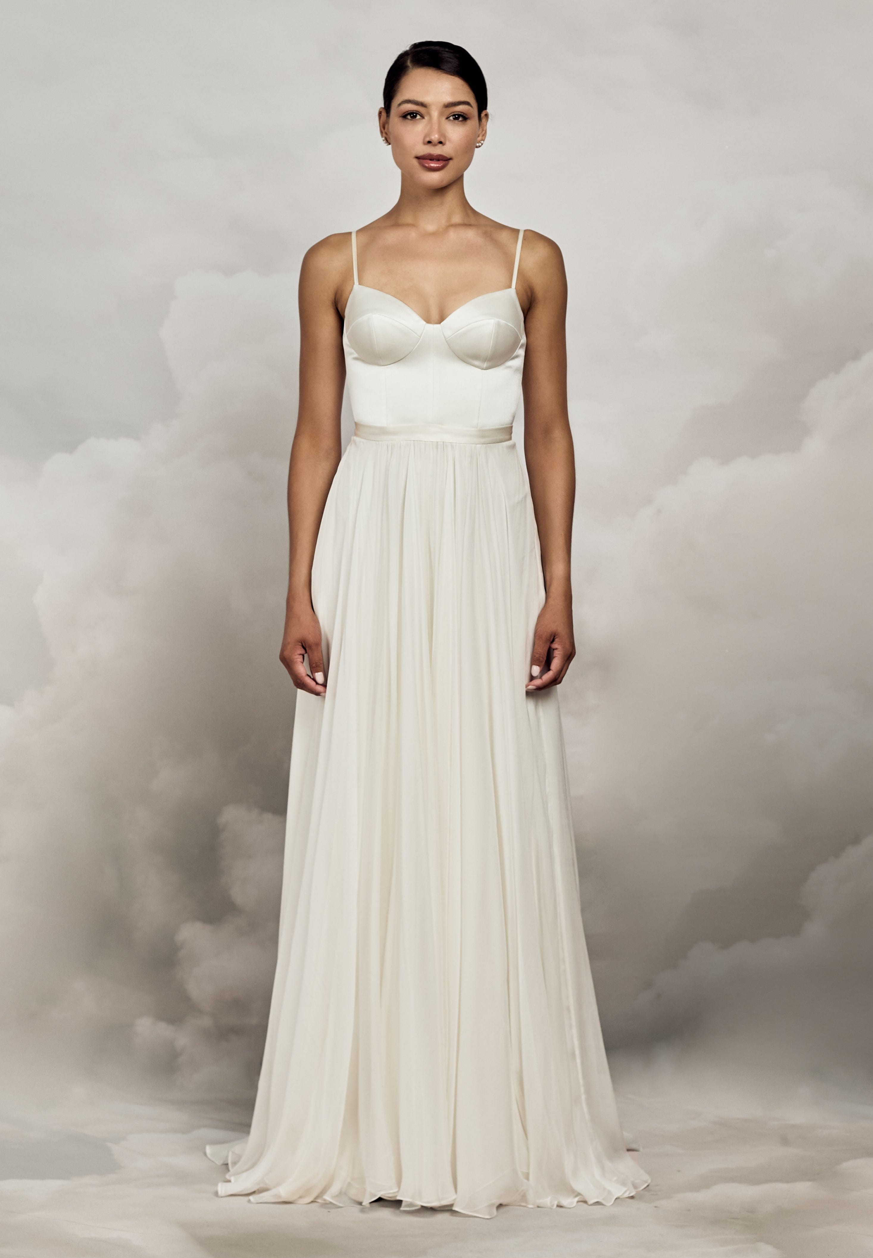 Delia Silk Chiffon Wedding Skirt Catherine Deane – Catherine