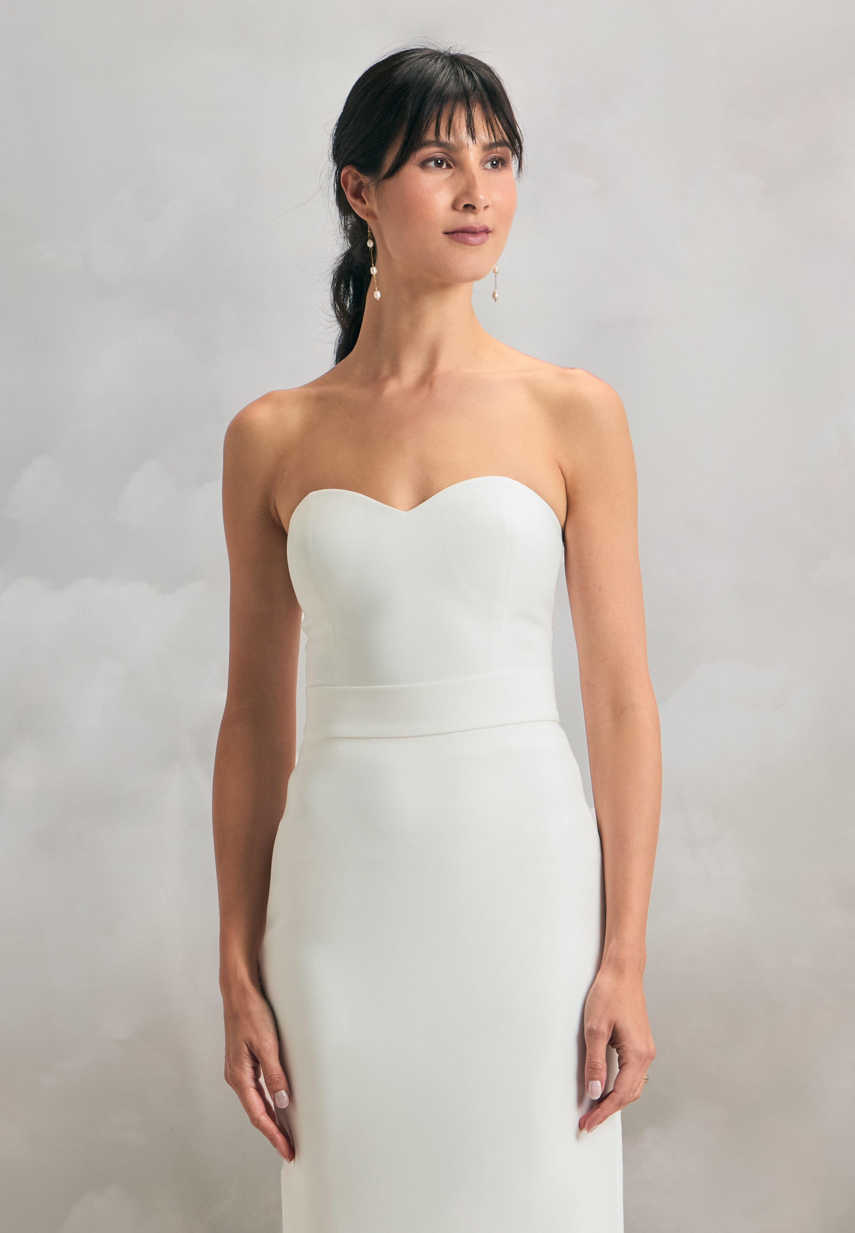 Darla Bodice Crepe | Bridal Separates Bustier Top