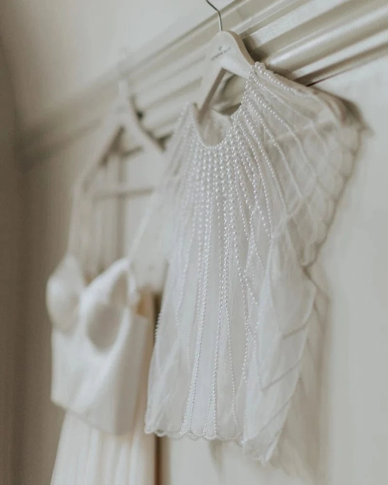 Recycled satin, lace & tulle