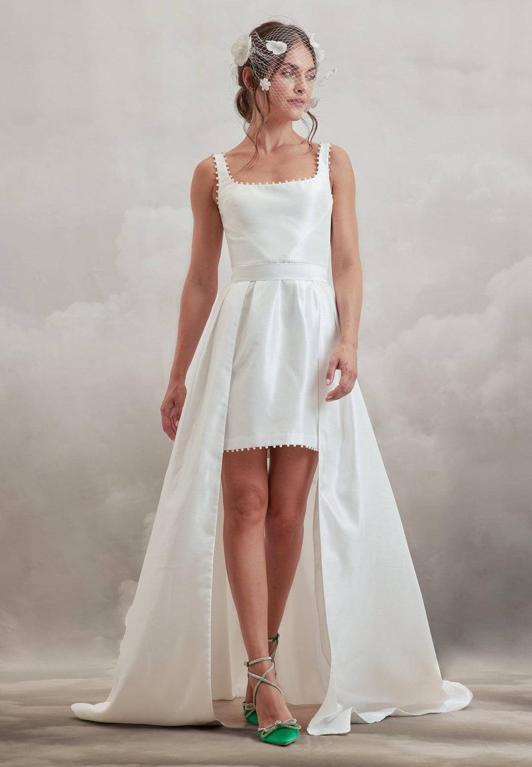 midi wedding dress uk Sweetheart Midi Wedding Dress HAREM's Brides