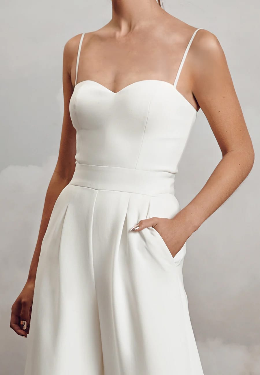 Ryo Jumpsuit Crepe | Wedding Jumpsuit